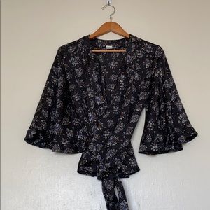 Wild Pearl | Wrap Around Blouse